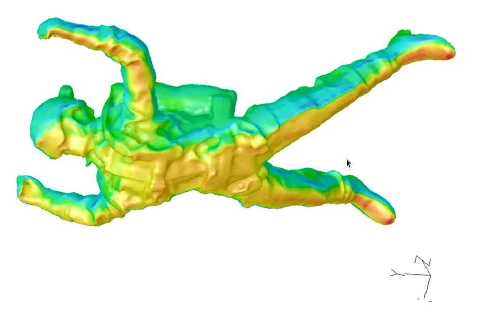 One of the detailed CFD models used by Creare