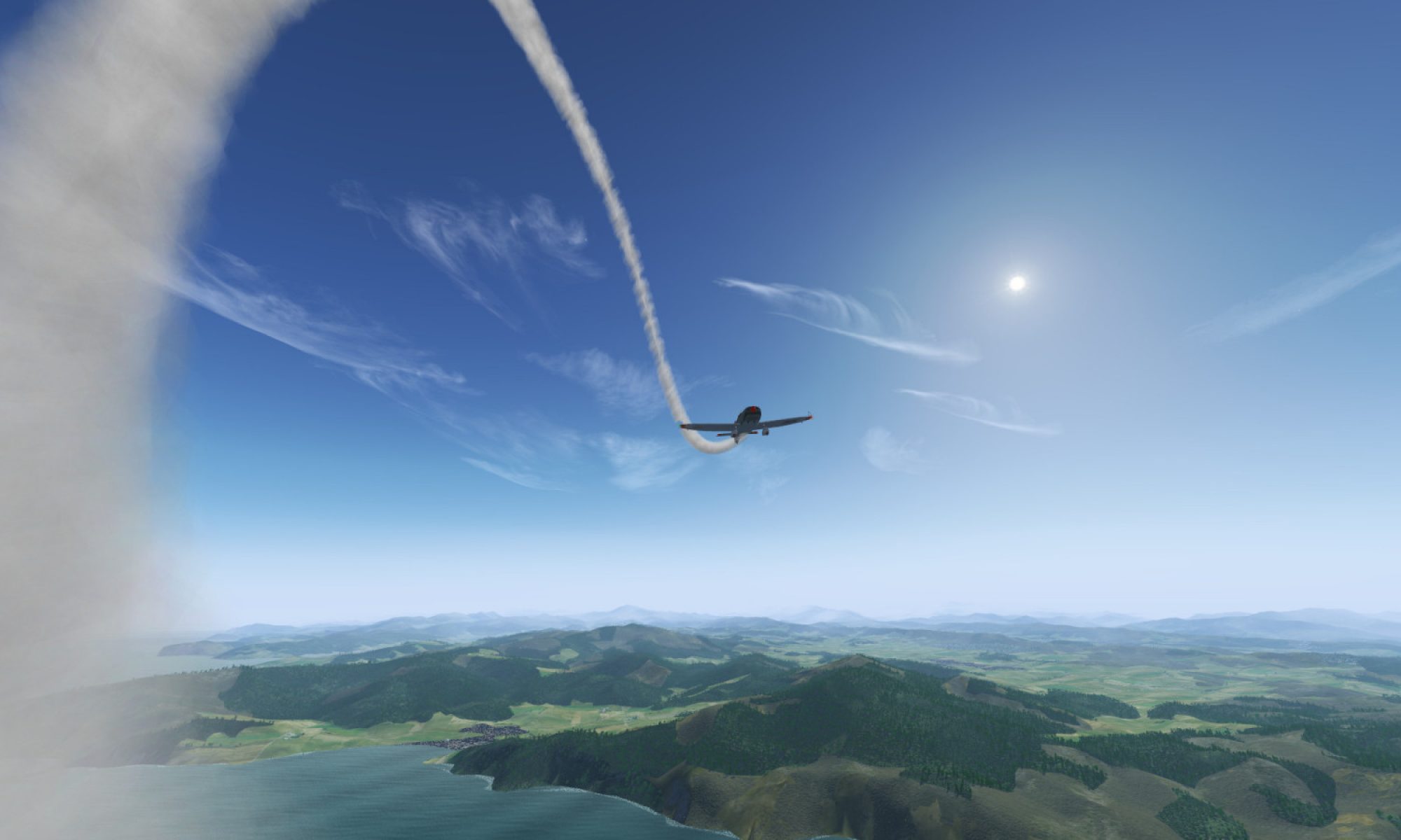 flightgear photorealistic scenery